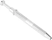 Dickly 4 Claw Pick up Tool, 4 Claw Tweezers Stainless Steel Prong Bead Holder 4 Prong Grabber for Nails Clamping Arts Hobby Stones Ball Bead