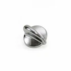 OEM WB03X10316 GE Cooktop Knob Burner Tri-Chrome