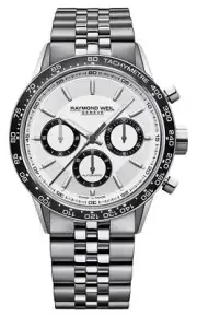 Raymond Weil Freelancer Automatic Chronograph Steel Mens Watch 7741-ST1-30021