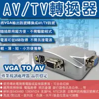 在飛比找蝦皮商城優惠-VGA轉AV訊號轉換 DVR主機/監視器轉接到傳統電視螢幕 