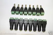 8pcsx Male & 8pcsx Female DC Power Jack Adapter Connector