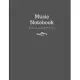 Blank Sheet Music Notebook: Music Manuscript Paper / White Marble Blank Sheet Music / Notebook for Musicians / Staff Paper / Composition Books Gif