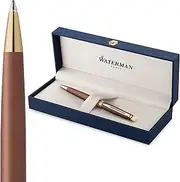 WATERMAN Hémisphère Ballpoint Pen | |The Understated Edit | Copper Red | Medium Tip and Blue Ink | Gift Box