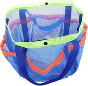 ifundom Extra Large Mesh Beach Bag Sandproof and Tote for Swimming Travel and Camping Essentials Durable Versatile Design with Multiple Pockets Accessory
