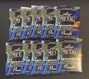 2024 Leaf Metal Signature Series Proofs Pack 1/1 proof card per pack -10 packs
