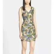 NWT Alice + Olivia Alaina Embellished Beaded Sequin Dress Green Holiday Party 4