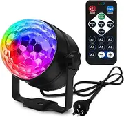 CTDZLED Disco Light with Remote Control Party Lights, Disco Ball Strobe Lamp 7 Modes Stage Light for Home Room Dance Parties Birthday Karaoke Halloween Christmas Wedding Show Club Decorations