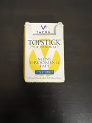 Vapon Topstick The Original Men's Grooming Tape for Toupee or Hairpiece - Clear