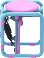 Mini Elliptical Trainer Under Desk Elliptical Machine with Adjustable Speed, Elliptical Trainer with Non-Slip Pedal Exerciser and LCD Monitor Pink