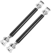 CHILDWEET Pair Car Splitter Support Rods Black Adjustable Retractable Front Strut Rods for Auto Parts