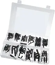TUCKBOLD 113 Pcs Automotive Vacuum Hose Connector Assortment Kit Automotive Parts