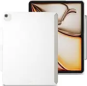 [MAGEASY] CoverBuddy for M3/M2 iPad Air 13” (2024-2025) - iPad Air Case Compatible with Magic Keyboard, Enhanced Thickness & Heat Dissipation, with Pencil Holder - White (5.0 Leather)