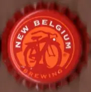 USA Plastic Lined Beer Crown Bottle Cap: New Belgium Brewing