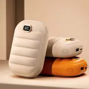 2 In 1 Portable Hand Warmer 4000MAH Double-sided Heating Hand Warmer Mini Heater Hand Warmer Electric Type C Rechargeabl