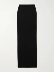 [ÉTERNE] ÉTERNE - Stretch-jersey Maxi Skirt - Black - small small Black