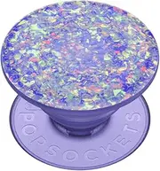 POPSOCKETS Pop Grip Holder for Phone & Tablet (Genuine) - Iridescent Confetti Ice Purple