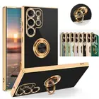 For Samsung Galaxy S24/S23/S22/S21 Ultra Case Shockproof Cover Ring Kickstand