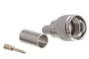 1 PIECE - CES - MINI UHF MALE CRIMP-ON COAXIAL RF CONNECTOR RG58U # 622715