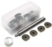 20 Pieces Jeans Button Tack Buttons Snap Fastener Press Studs Metal Replacement