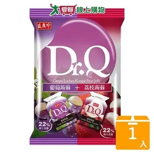 盛香珍Dr.Q雙味蒟蒻(葡萄+荔枝)420G【愛買】