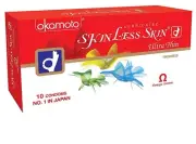 10 PCs Okamoto Skinless Skin Condoms For Men - Ultra Thin FREE SHIPPING