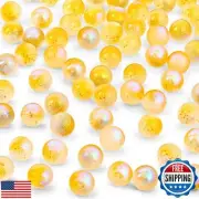 POPLAY 120PCS Glass Marbles Bulk, for Kids Marble Run Games, Vase Fillers, Ye