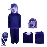 Inside Out 2 Cosplay Costume Party Fancy Dress Set Jumpsuit Bodysuit Ennui 130