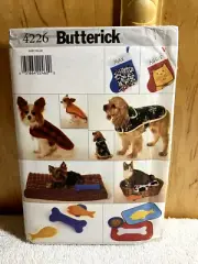 Butterick Pattern 4226, Pet Accessory Package, Uncut