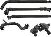 febi bilstein 46303 Vent Valve for crankcase, with additional parts, pack of one, Black