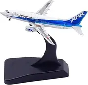 Pre-Built Model Aircraft 1:400 Scale for ANA for Boeing B737-500 JA8196 7CM Airplane Model for Aviation Collectors and Enthusiasts Miniature Airplane Model