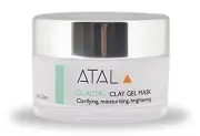 Clay Facial Mask by ATAL - Skin Cleanser and Moisturizer - Reduces Pores, Treats