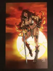Legends Of Red Sonja 4 COVER Dynamite Comics Poster 8x12 Frank Thorne Ivan Nunes