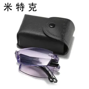 【MR.TECH 米特克】抗UV400濾藍光超輕無框老花眼鏡(經典濾藍光老花-809Z-2件組)