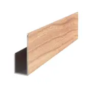 DECO Smoked Ash DecoClad End Cover Channel
