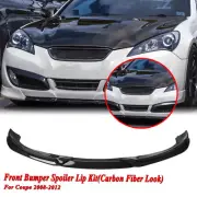 Carbon Look Front Spoiler Splitter Bodykit For Hyundai Genesis Coupe 2008-12 JU