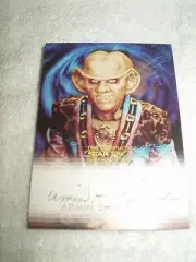 Star Trek Autograph Card Deep Space Nine Armin Shimerman as Quark A4
