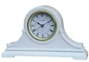 Mantel Clocks, Battery Operated, Silent Wood Table Clock with Westminster Chi...