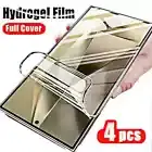 1-4pcs Hydrogel Film for Samsung Galaxy S24 S23 FE Screen Protectors Protective