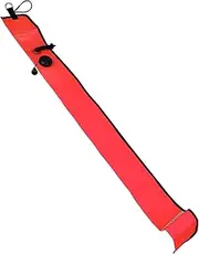 1M Scuba Diving Inflatable SMB Signal Marker Buoy Visibility Float Signal Tube Sausage,Red