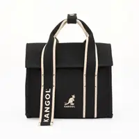 在飛比找momo購物網優惠-【KANGOL】方塊包 帆布包 手提包 側背包 托特包(米白