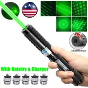Green Laser Pointer Visible Beam Dot Light With Battery 5*Star Cap