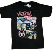 NWT Marvel Comics VENOM "Lethal Protector" Panels Black t-shirt Mens Size S