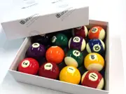 Aramith Pool Balls 2 inch Belgium Std Kelly Pool Set