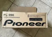 Pioneer PL-990 Automatic Stereo Turntable w Needle Black BRAND NEW w/box & paper