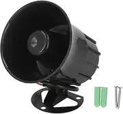 Alarm Loudspeaker 120dB Wired Alarm Siren Horn, ABS Material, 15W, Suitable for Shopping Malls, Schools, and Construction Machinery