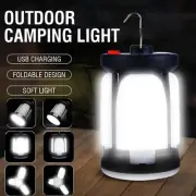 Solar LED Camping Lantern 4500mAh Power Bank Rechargeable 1000LM 6 Modes
