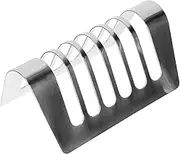 LAPYAPPE 1Pc Sliced Bread Rack Toast Holder for Breakfast Serving Creative Food Container with Separate Compartments for Home Kitchen Use