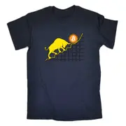Bitcoin Trader Crypto Asset Trader Bull Trend Art - Mens Funny T-Shirt Tshirts