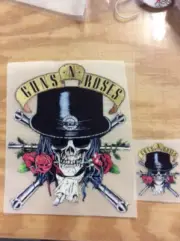 1 - DTF+Pocket GNR Skull Guns Rock Band Ready Press DTF Heat Transfer for shirt