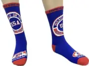 USA Hockey Miracle on Ice 1980 Authentic Crew Sock